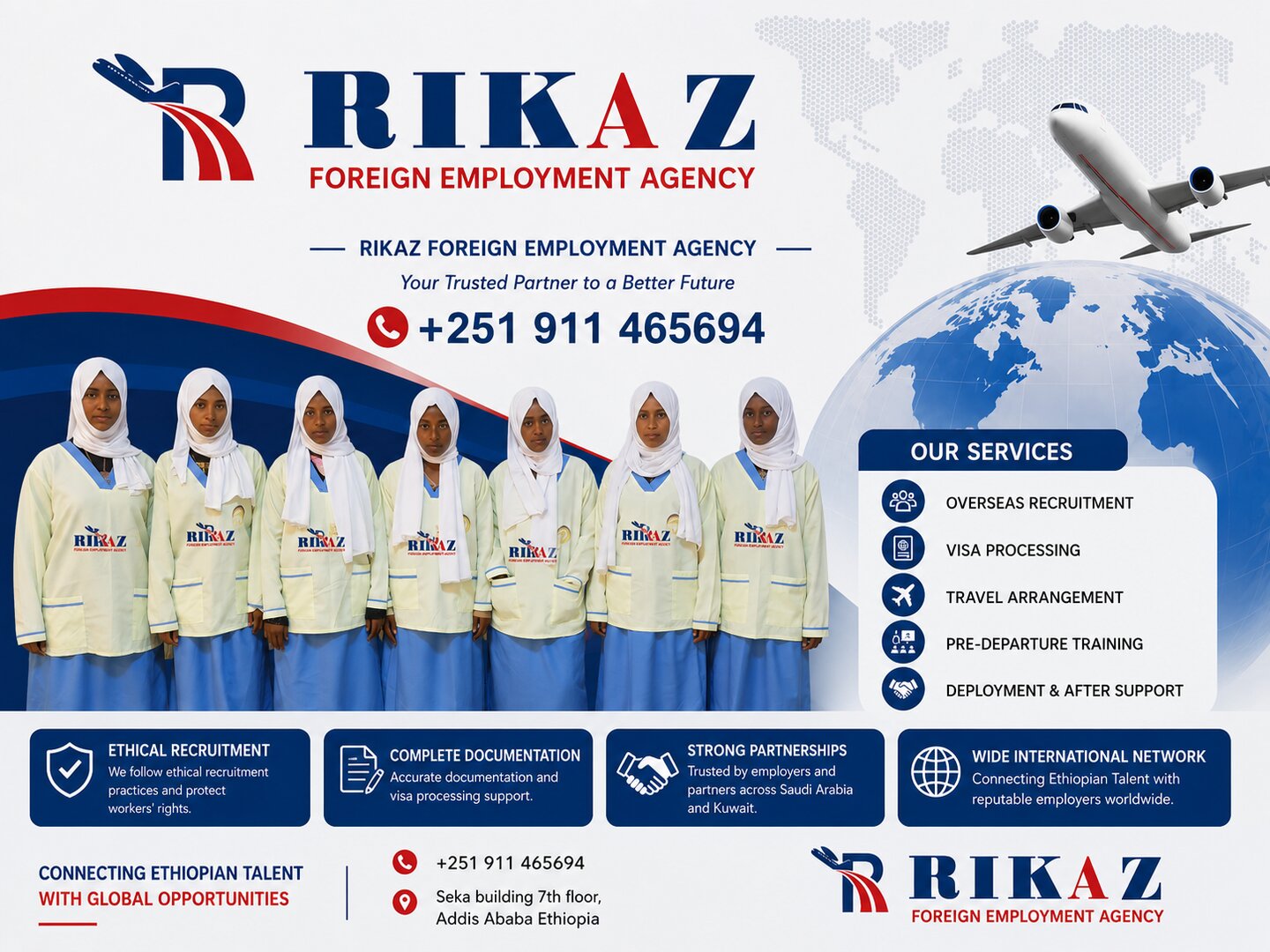 Documentation and visa processing for foreign employment